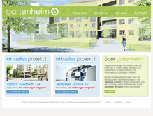 Tablet Screenshot of gartenheim.at